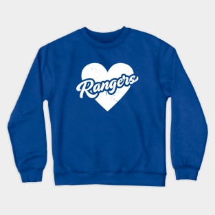 Vintage Rangers School Spirit // High School Football Mascot // Go Rangers Crewneck Sweatshirt